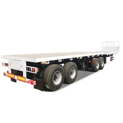 8.12.16 neumático 3/4 eje 60 toneladas transporte de contenedores de cubierta plana camión remolque semirremolque