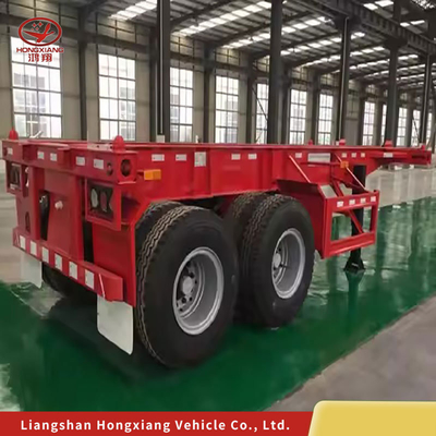 40FT Contenedor de tres ejes esqueleto de semirremolque personalización para el transporte de contenedores