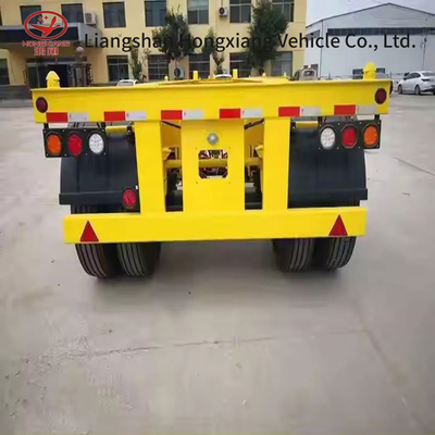 Venta personalizada Chasis Esqueleto Contenedor Esqueleto Semirremolque con banda de rodadura de 1820 mm