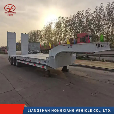 Semi-remolque de esqueleto de banda de rodadura de 1820 mm para necesidades de transporte de contenedores de marco de muelle