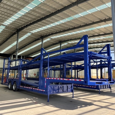 Chasis de acero de doble piso de 2/3 ejes Transporte de vehículos para transporte de vehículos pesados