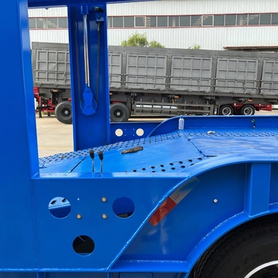 Chasis de acero de doble piso de 2/3 ejes Transporte de vehículos para transporte de vehículos pesados