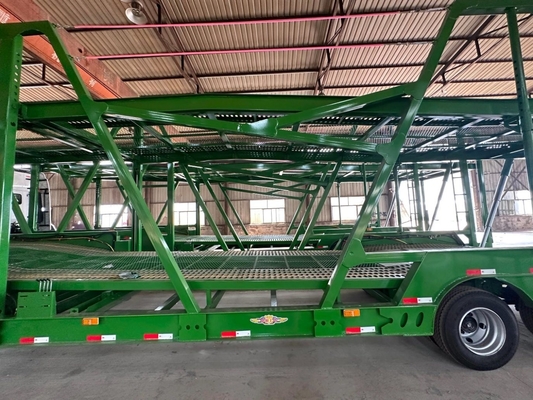 Semi-remolque de transporte de automóviles Twin City 8 con sistema de frenado antibloqueo ABS