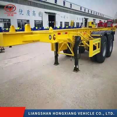 Contenedor de envío Semi Tri Axle Esqueleto Remolque 5.5 toneladas mayoristas