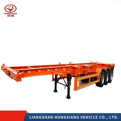 Contenedor de envío Semi Tri Axle Esqueleto Remolque 5.5 toneladas mayoristas