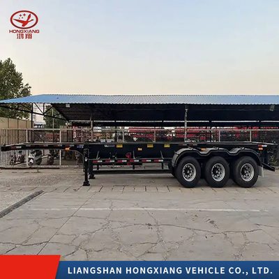 Contenedor de envío Semi Tri Axle Esqueleto Remolque 5.5 toneladas mayoristas