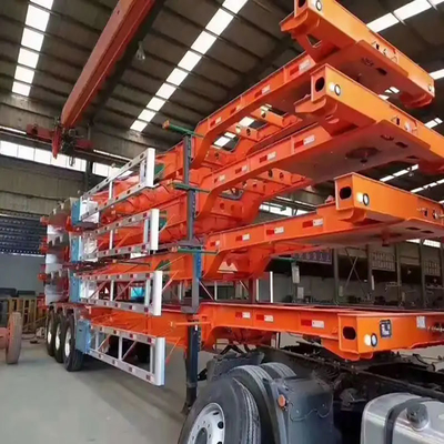8/12/16 Pneus Contenedor de carga media Elevador lateral para contenedores esqueleto de autocarga