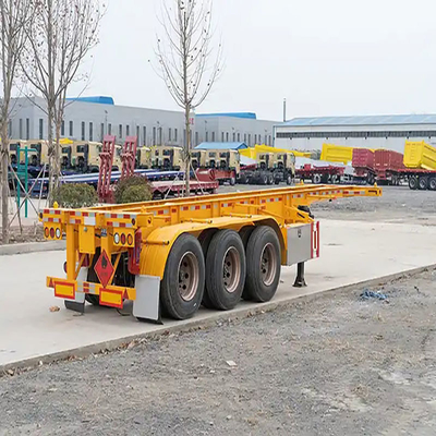 Autodumping 3 Ejes Evergrow Esqueleto Semirremolque Transporte de carga Contenedor de transporte
